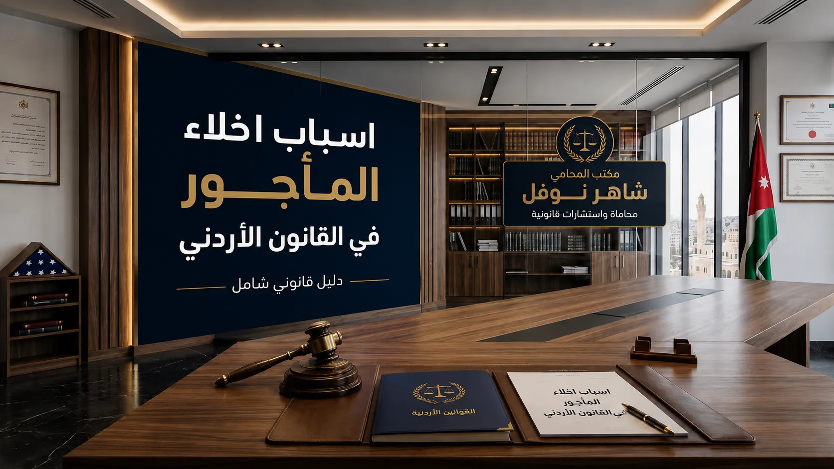 أسباب إخلاء المأجور في القانون الأردني | المحامي شاهر نوفل