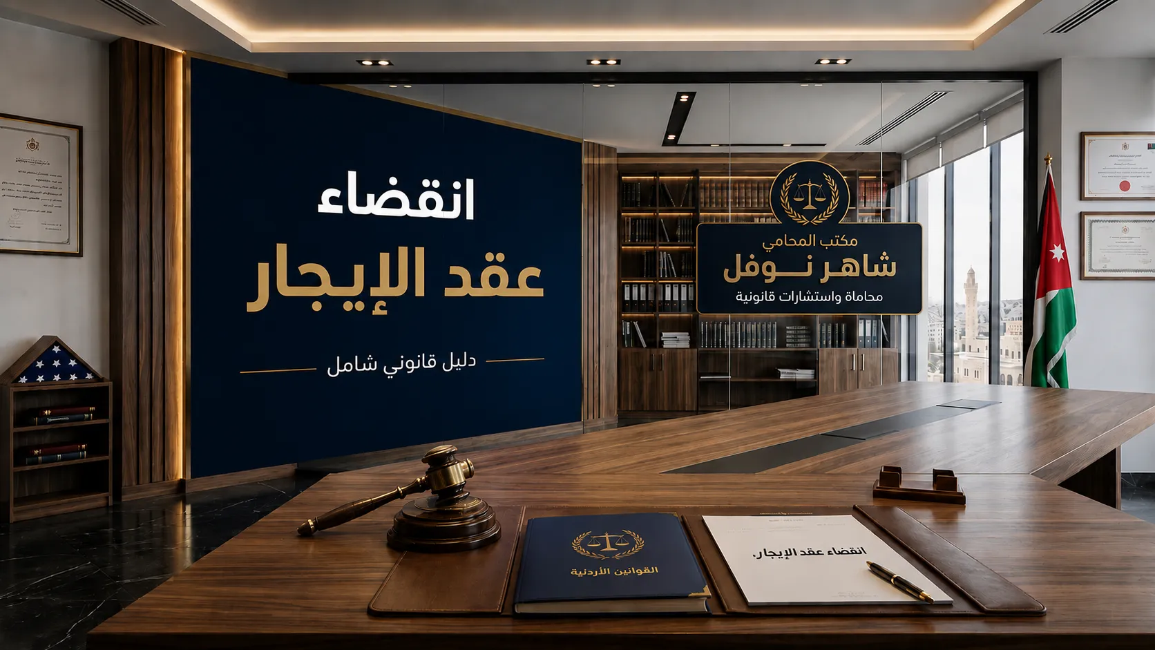 انقضاء عقد الإيجار في القانون الأردني | المحامي شاهر نوفل
