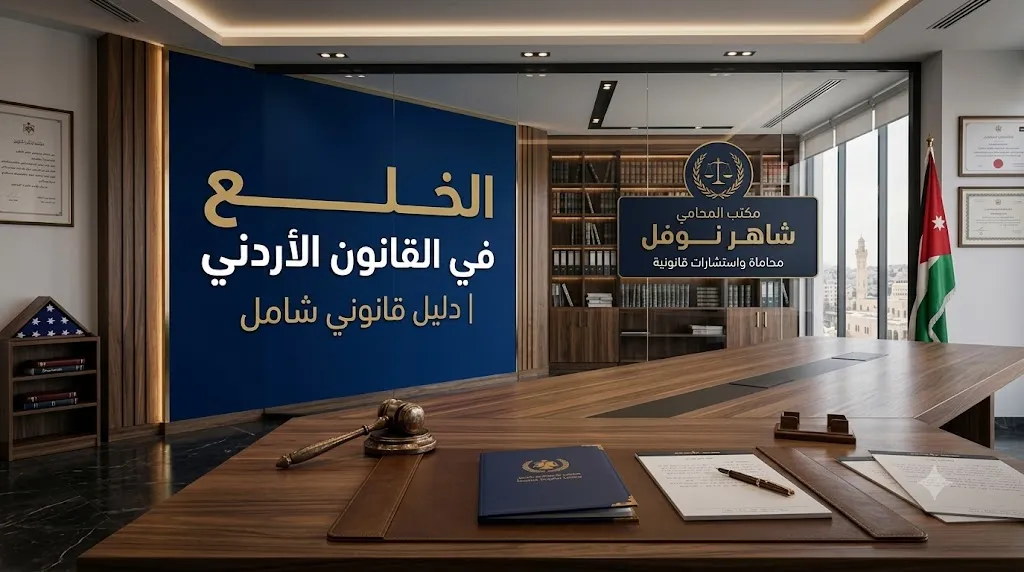 الخلع في القانون الاردني | دليل قانوني شامل